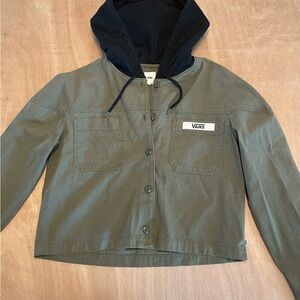 Vans Jacket with Black Hood